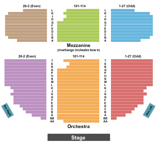 Broadhurst Theatre Neil Diamond Seating Chart